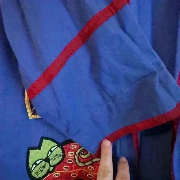 Vintage Patchington Cat Long Sleeve Silk Trim Sweater Jacket Size XS - Picture 5 of 10